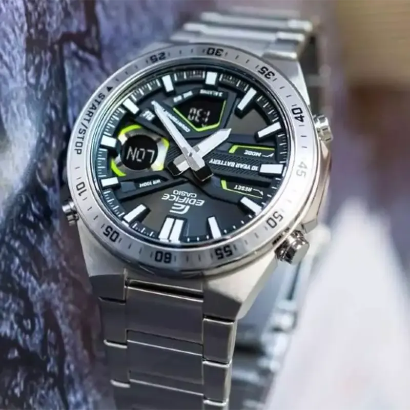 Casio Edifice Back Dial Analog-Digital Men's Watch- EFV-C110D-1A3V